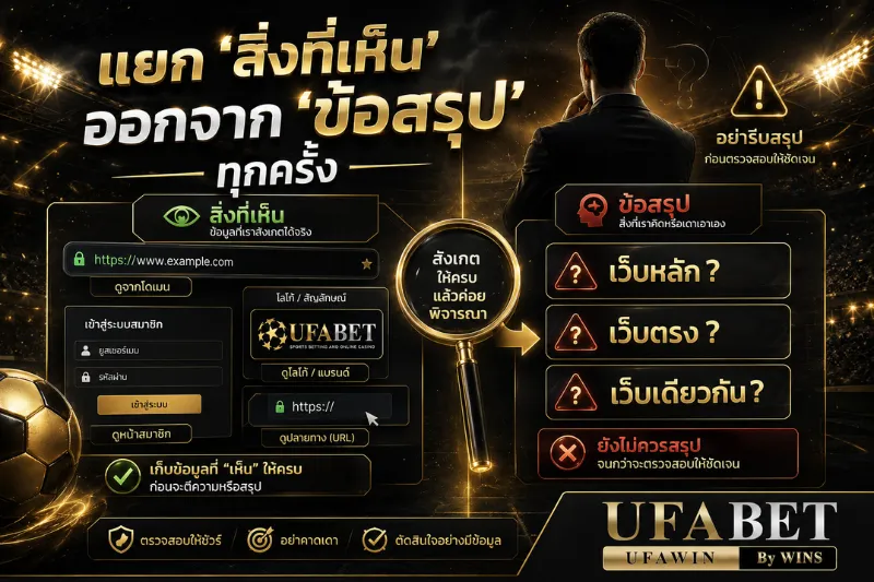 UFABET เว็บหลัก เว็บตรง